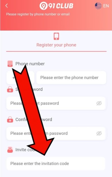 Referral and Promote Mission on 91 Club Gameplay Space